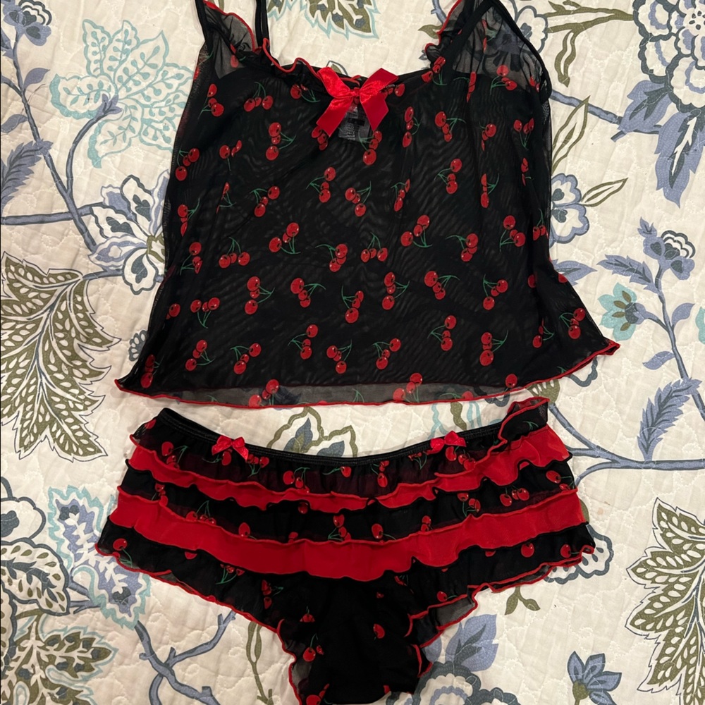 Cherry Lingerie set